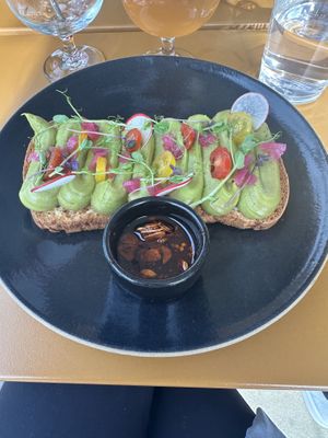 Avacado toast, no egg    at Hail Fellow Well Met in Springdale