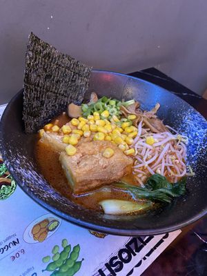 Tomato vegan ramen  at Gori Ramen in Florence