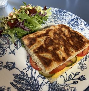 Vegan pesto toastie   at WyWorrie in Jeffreys Bay