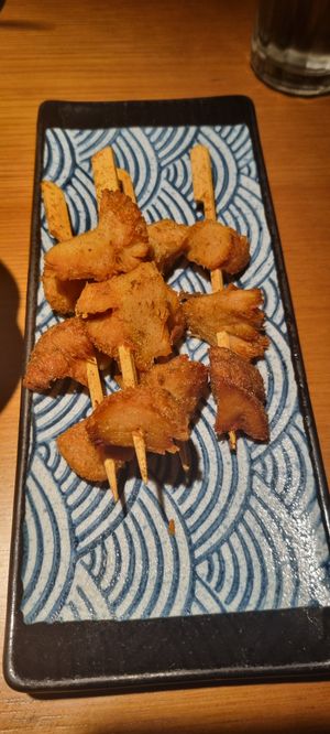 Mushroom skewers at QingChun Perma (慶春樸門) in Beijing