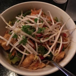 Dirty Vegan Noodle Bowl at Sticky Rice in Washington