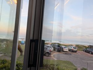 The view at Kitchen Windows Beach Restaurant in Jeffreys Bay