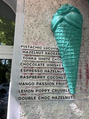 Flavours  at Tribeca Ice Cream in Berlin