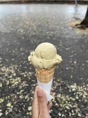 Pistachio something   at Tribeca Ice Cream in Berlin