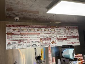 Menu  at TAIL O' THE PUP in West Hollywood