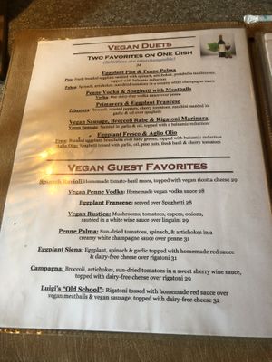 Menu 2  at Mama's Restaurant and Baci Cafe in Hackettstown