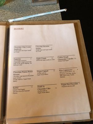 Menu 6  at Mama's Restaurant and Baci Cafe in Hackettstown