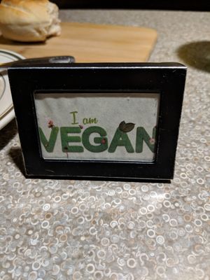 Table sign at Mama's Restaurant and Baci Cafe in Hackettstown