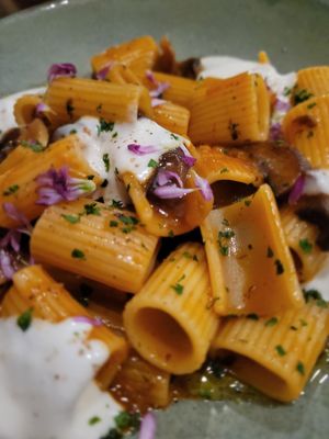 Mushroom roucoulet at Leo in Annapolis