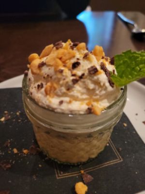 Peanut butter mousse at Leo in Annapolis