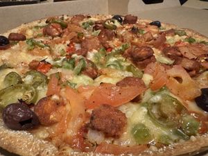 Vegan wrath pizza  at Hell Pizza in Invercargill