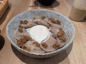 Cabbage dumplings at Green in Lviv