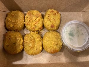 Lentil flaxseed nuggets at Afterglow by ANGLOW in Central Singapore