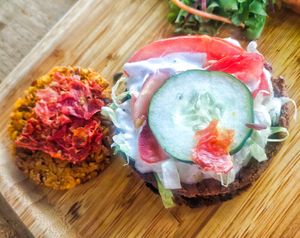 Spiced fish burger at Afterglow by ANGLOW in Central Singapore