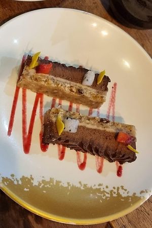 Chocolate salted caramel fudge at Afterglow by ANGLOW in Central Singapore