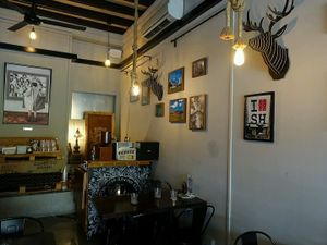 restaurant interior decor  at Afterglow by ANGLOW in Central Singapore