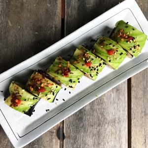 Avocado kimchi roll at Afterglow by ANGLOW in Central Singapore