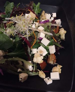 Tofu salad at Afterglow by ANGLOW in Central Singapore