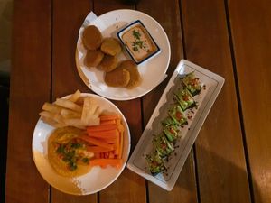 Flatlay of foodie at Afterglow by ANGLOW in Central Singapore