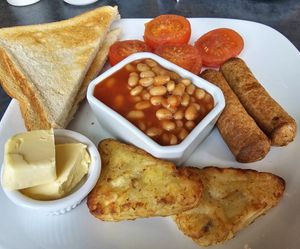 Vegan full english at Coffee Chameleon  in Sandown