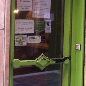 Entrance at Verdi d'indivia in Turin