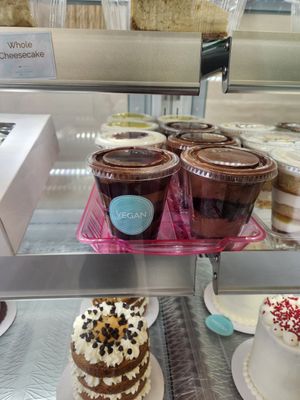 Vegan cake cups at Hollywood Baked Goods in Kirkland