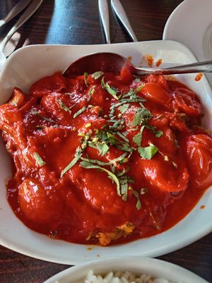 Vegetable Rogan Josh at Lal Khazana in Alnwick