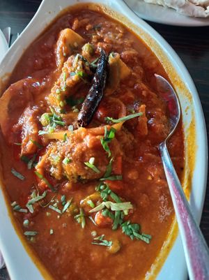 Vegetable Sambar at Lal Khazana in Alnwick