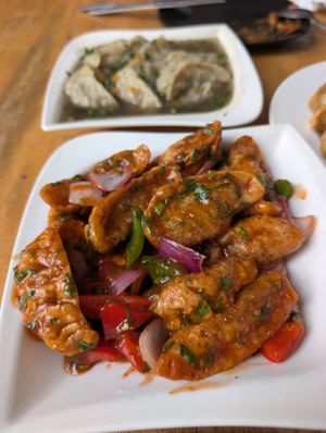 Chili momo at Hamu Momo  in Nairobi