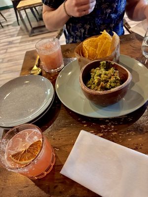 Guac and chips   at Surf in Whitby