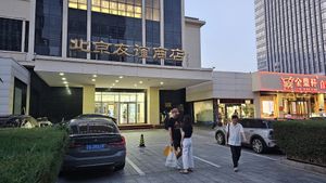 This is seriously the front - a few steps through those doors to happiness at DuLi in Beijing