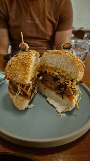Teriyaki Miso burger at DuLi in Beijing