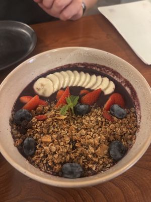 Acai bowl  at DuLi Plant-Based Restaurant in Beijing