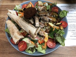 big salad  at Vegi in Tubingen