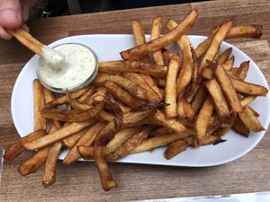 french fries  at Vegi in Tubingen