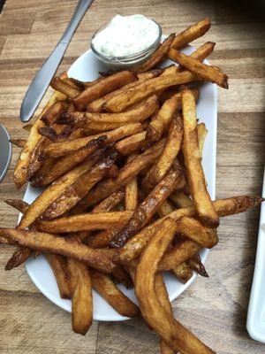 french fries  at Vegi in Tubingen