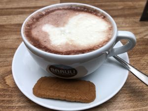 Hot chocollate at Vegi in Tubingen