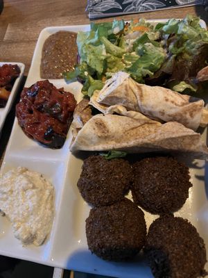 Falafel Teller  at Vegi in Tubingen