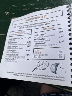 Menu   at Vegi in Tubingen