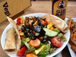 Delicious Salad at Vegi in Tubingen