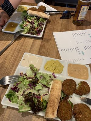 Falafel plate at Vegi in Tubingen