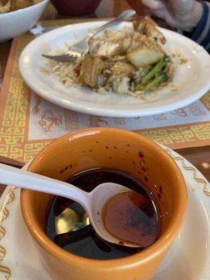 Hot sauce on the side  at Aristo Bistro in Westlake