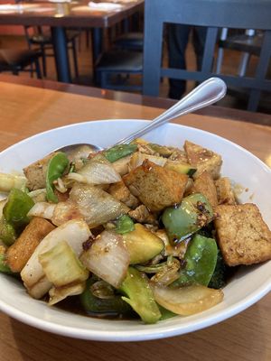 Tofu with mixed vegetables. Tofu already included  at Aristo Bistro in Westlake