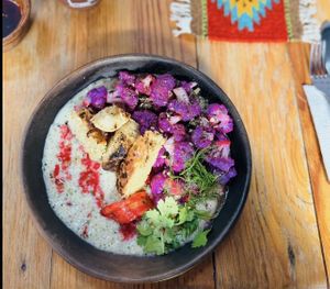Quinoa dish  at Cósmica Cocina  in Puerto Vallarta