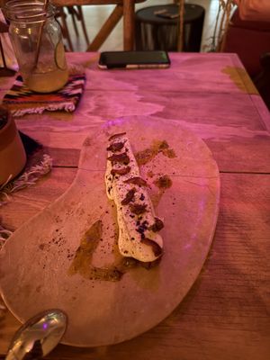 Banana bread dessert. Lucky to have had this delicious treat    at Cósmica Cocina  in Puerto Vallarta