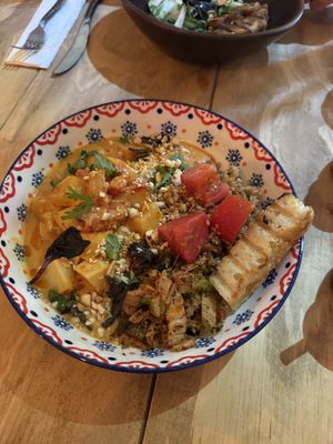 Delicious Kimchi curry 😋   at Cósmica Cocina  in Puerto Vallarta