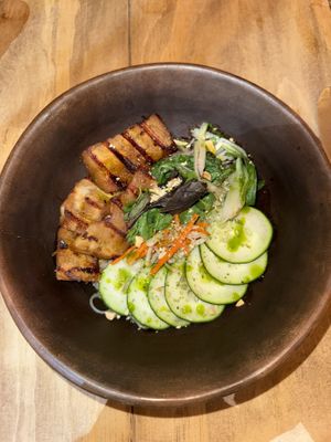 Seitan bowl (can’t remember dish name)  at Cósmica Cocina  in Puerto Vallarta