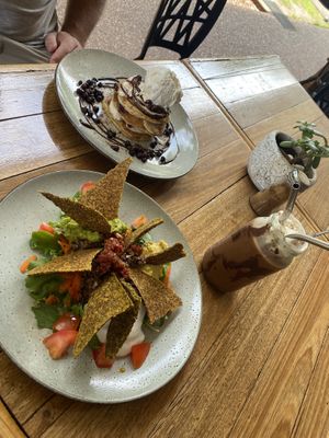 Wow what a place we have been twice and found they are very consistent, when in Coolum it’s definitely the place to eat  at New Earth Cafe in Coolum Beach