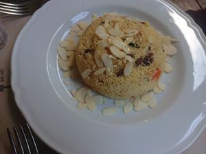 Couscous at Upcycle Milano Bike Cafe in Milan