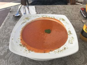 Melon Gazpacho at La Joya in Nerja